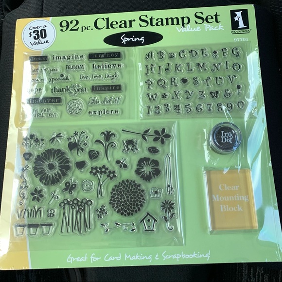 Other - NEW 92 pc. Clear stamp set